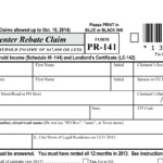 Apply For Rent Rebate Online
