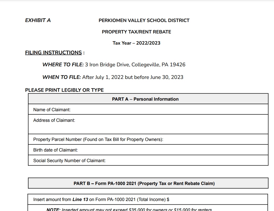 Rent Rebate 2023