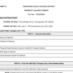 Rent Rebate Form 2023