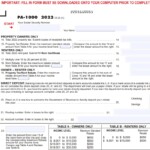 Application For Rent Rebate