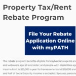 PA Property Tax Rent Rebate
