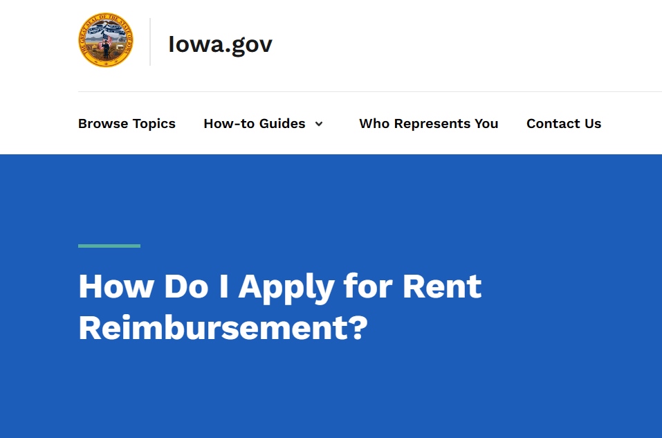 Rent Rebate Application Iowa 2023